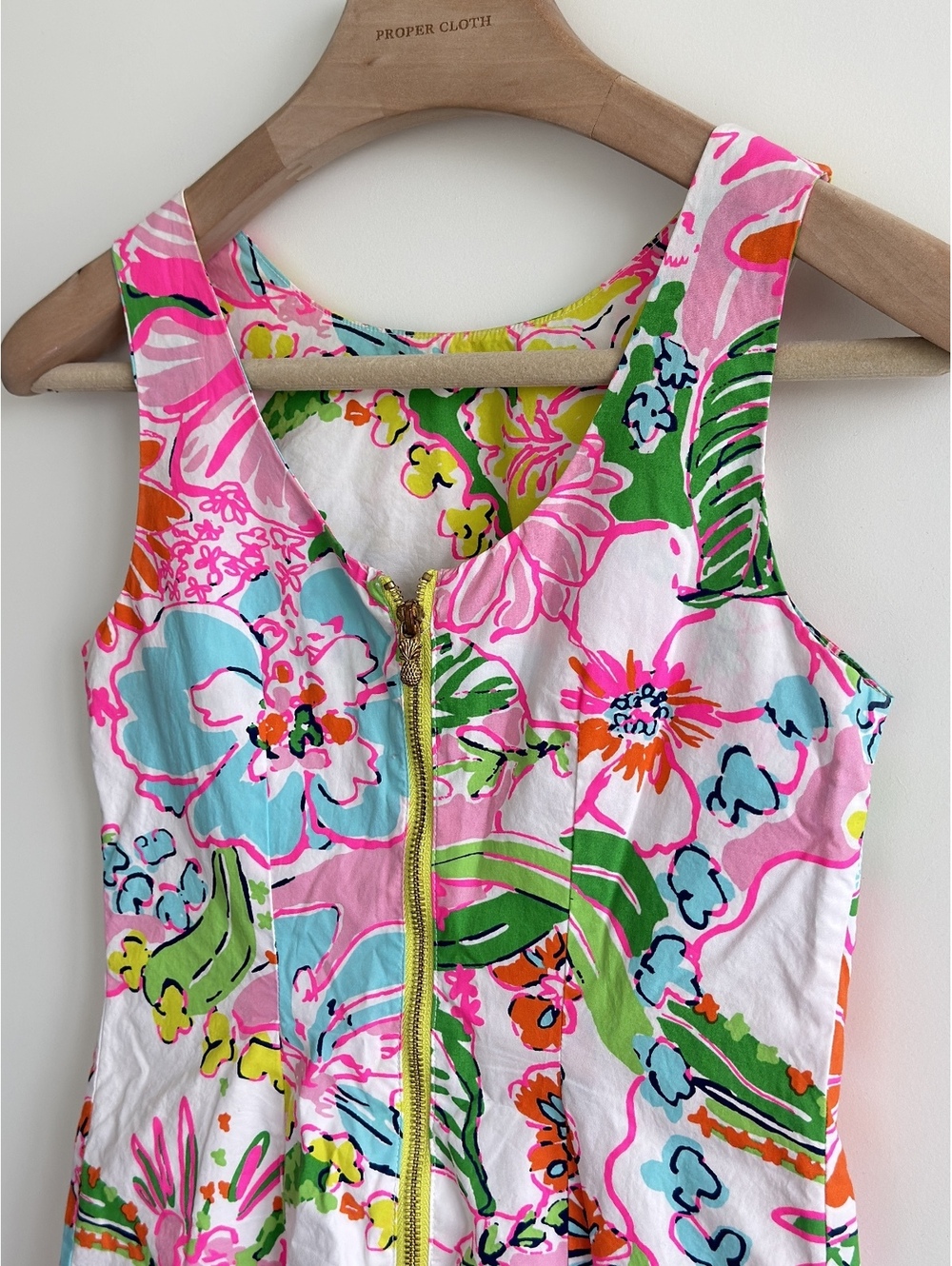 Lilly Pulitzer Target 20th Anniversary Nosey Posey Shift Dress Size 2 Cotton - Picture 8 of 12